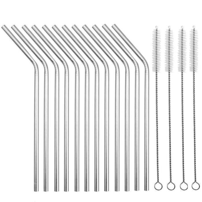 

Reusable Straws - Unspecified - 12pcs - Stainless Steel - Bent - For 20oz Tumbler