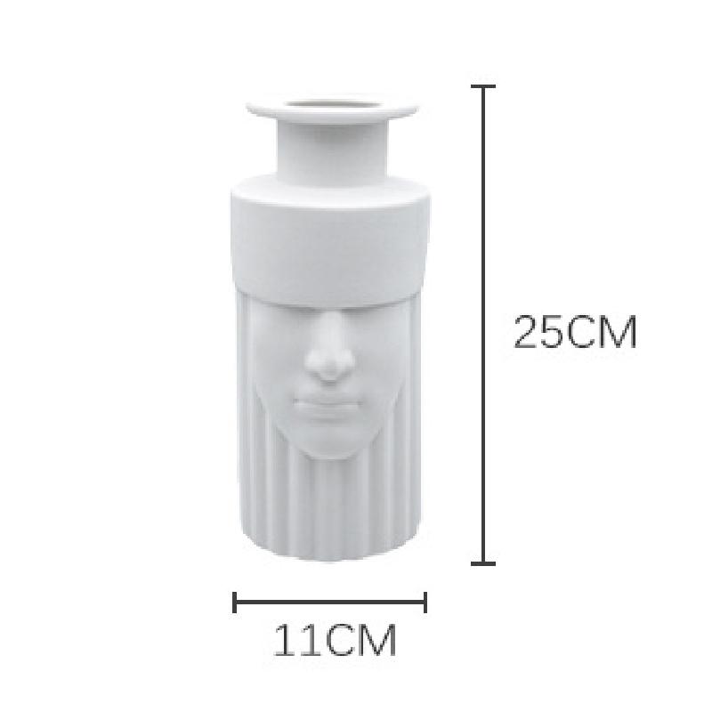 

Керамическая ваза европейского искусства, белая керамика, аксессуары для цветочной композиции, украшения для дома, ваза для гидропонного контейнера