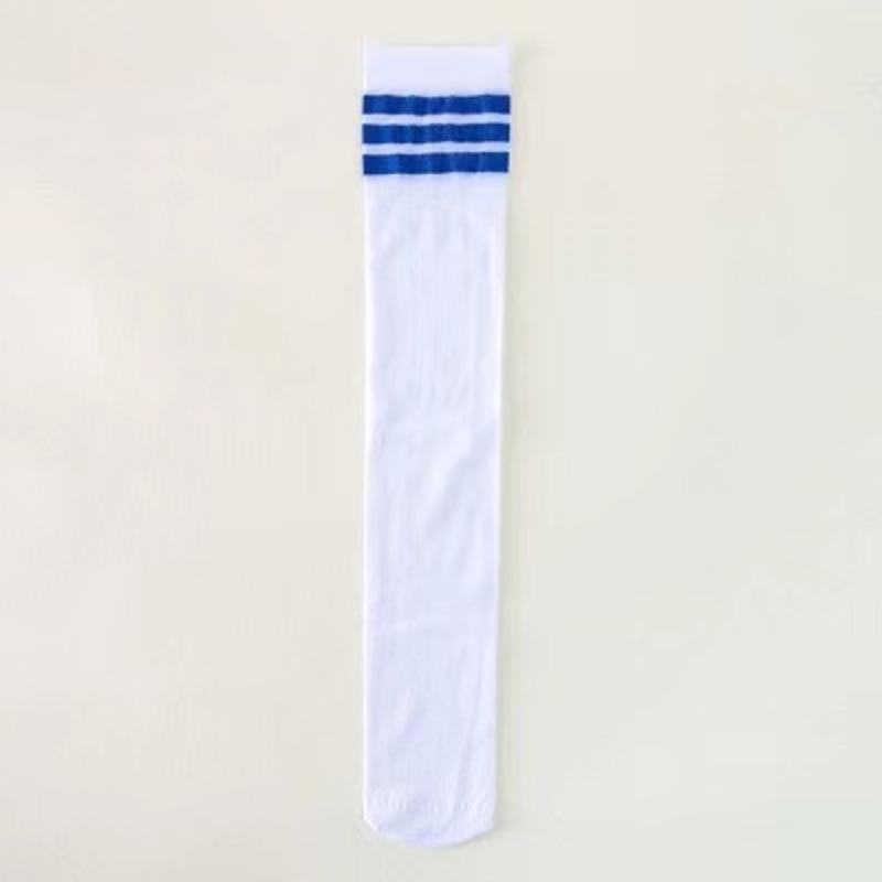 Women Over Knee Thigh High Socks Sexy Black White Striped Long Socks Over The Knee Stockings For Ladies Girls Warm Knee Socks