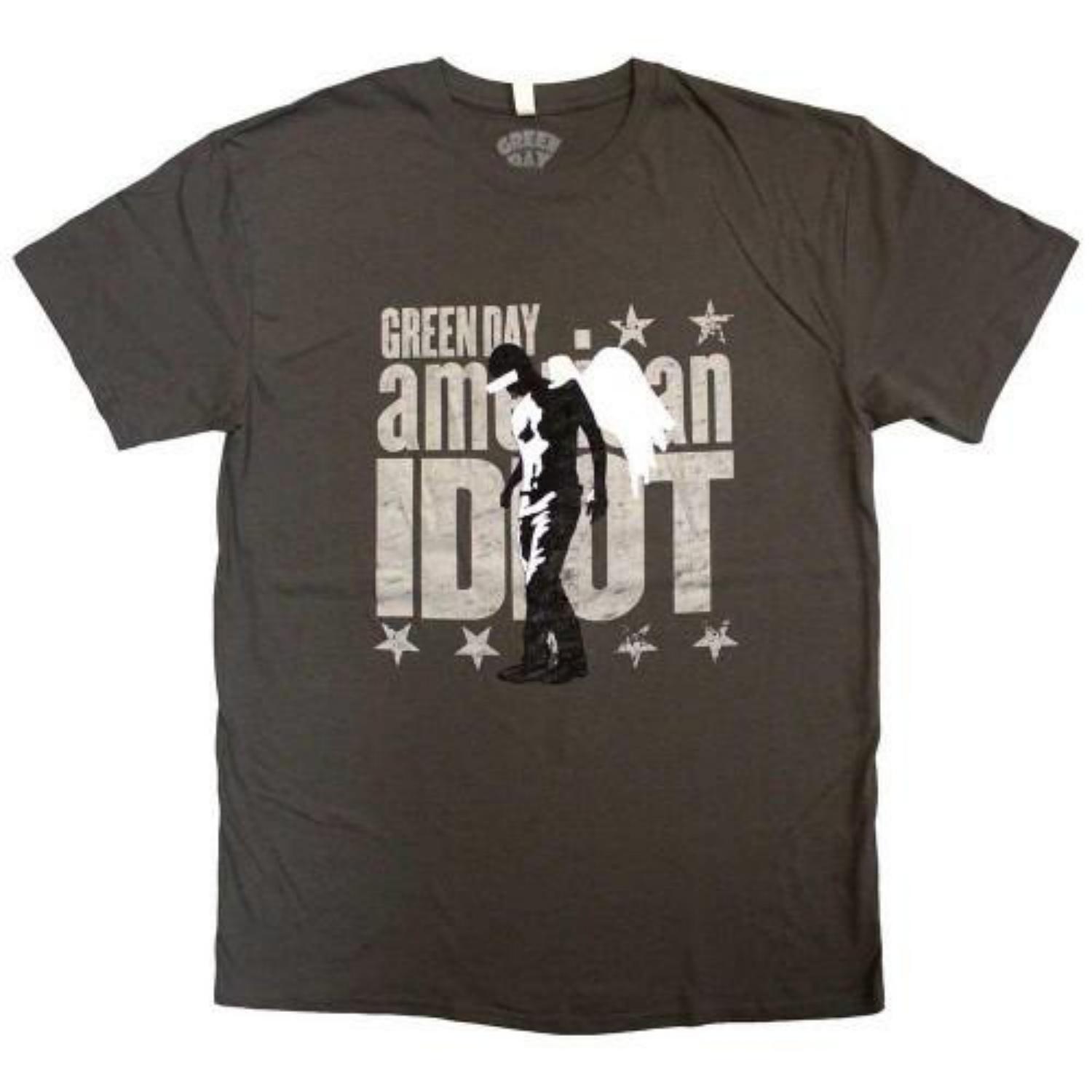 

Green Day Unisex Adult Am Idiot Angel T-Shirt S чёрный