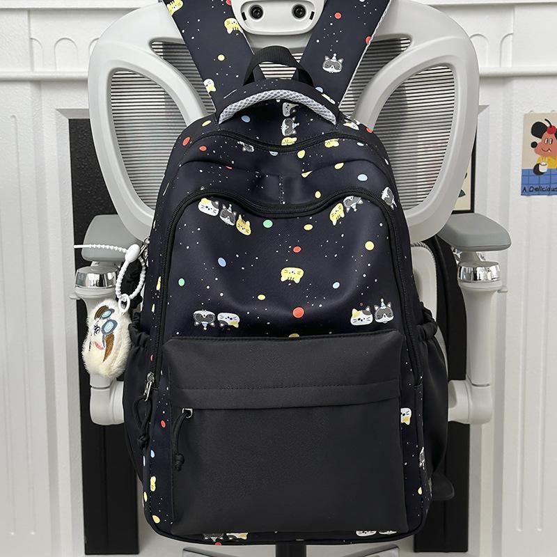Schoolbag Japanese cute college style schoolbag for junior high school students new cartoon large-capacity class backpack versatile backpack