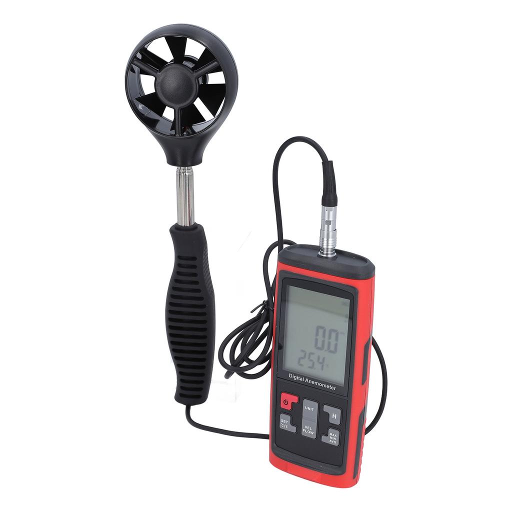 Wind Speed Temperature Gauge High Accuracy Handheld Digital Air Flow Velocity Meter for Sea Operation
