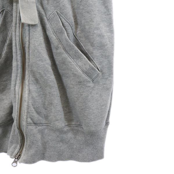 Armani Exchange Long Sleeve Long Zip Hoodie XS Gray Women Used