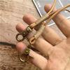 Lanyard Cowhide Phone Charm Strap Genuine Leather Wrist Strap Vintage Keychain Lanyard Custom Lanyards Neck Straps Landyard