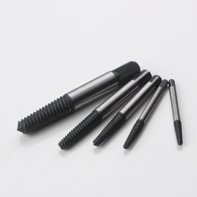 11-Piece Set: Wire Extractor, Tap, Twist Drill, Screw Extractor, Tap Wrench