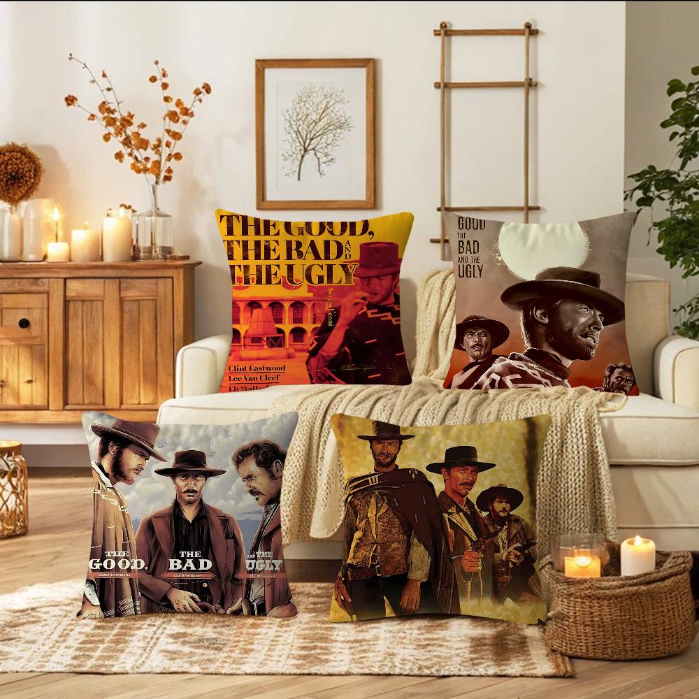The Good The Bad And The Ugly Pillow Gifts Home Office Furnishings Bedroom Sofa Car Cushion Cover Case 45x45cm