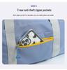 Women's Large Capacity Gym Bag with Wet/Dry Separation - Print Logo, Sports, Hand Luggage, Short Trips, Swimming Bag