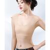 Thin Seamless Invisible Minimizer Shaping Bra With Built In Shoulder Pads