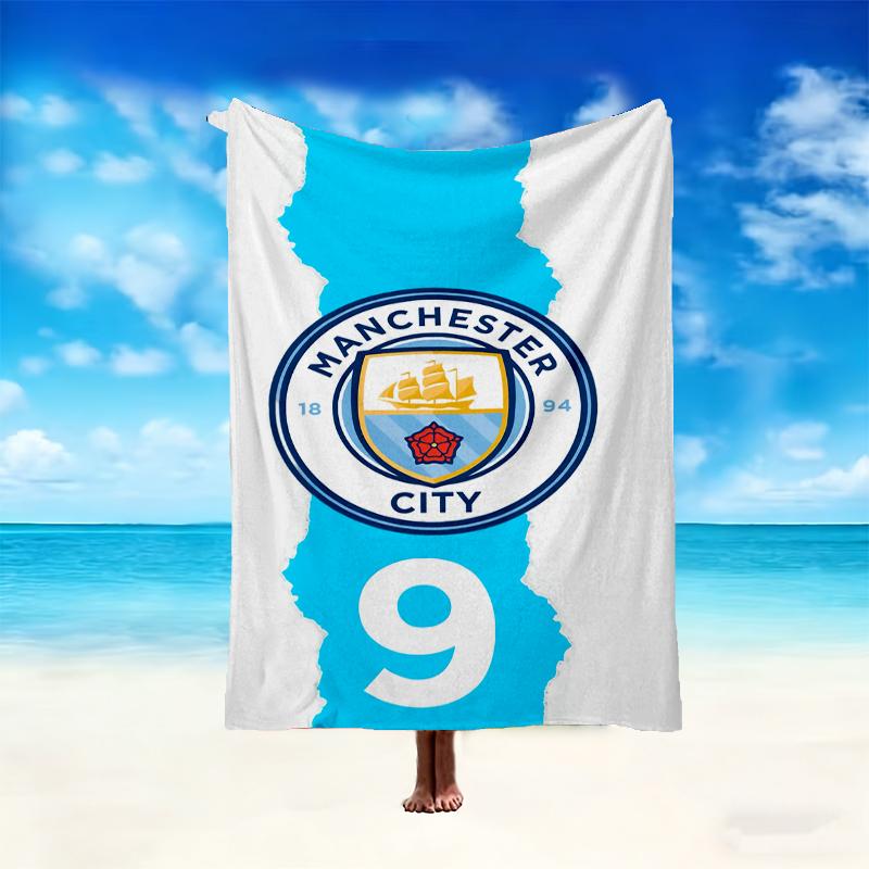 1 Stück Gemütliche Manchester United Manchester City Decke, Leichte & Strapazierfähige Druckdecke, Perfekt für Zuhause, Sofa, Bett, Picknick, Reisen, Büro