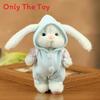 Plush Bunny Keychain With Movable Joints For Kids And Collectors