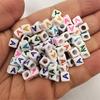 100 ks/šarže akrylové korálky dopisní korálky hledání šperků pro DIY náhrdelník náramek 6mm velkoobchod s módou vysoce kvalitní nové