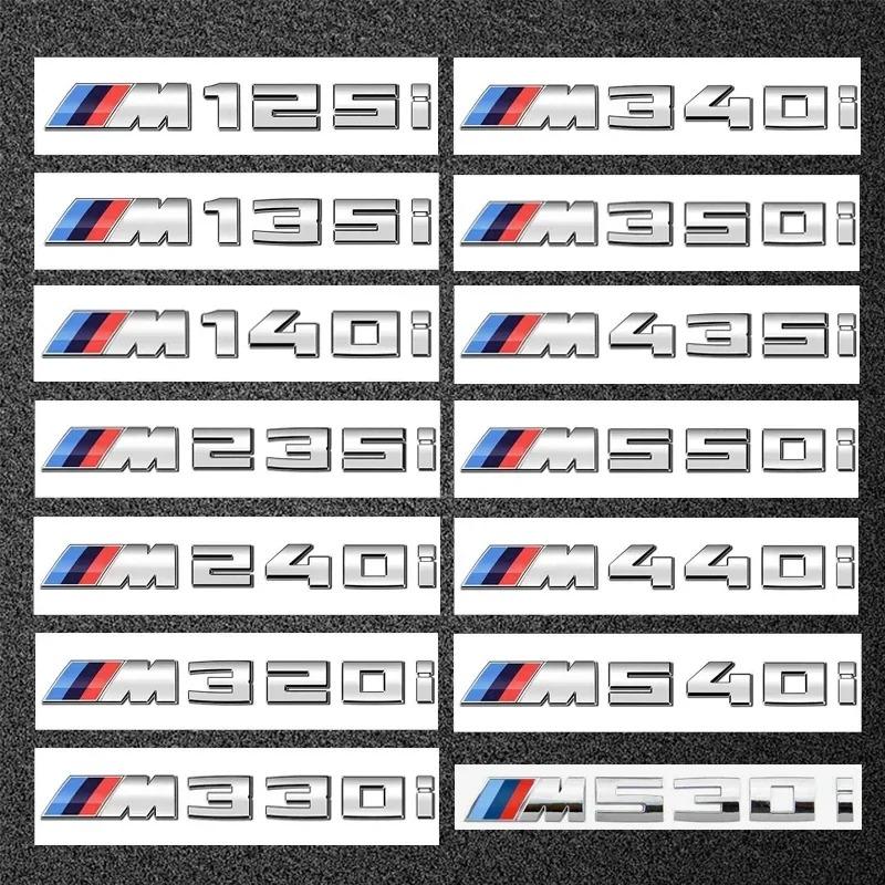 BMW M Series Car ABS Trunk Letter M Logo Badge Sticker for M125i M135i M140i M235i M240i M320i M330i M340i M350i M440i M435i M53 XM2