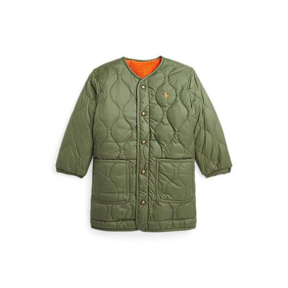 Polo Детская Парка для Мальчика Двусторонняя Ripstop Флис Пуховик 2 7 Cwpootwb6020304999 6
