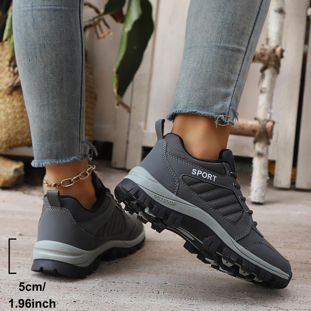 TUINANLE Men's Hiking Boots Comfortable Lace-up Sports Boots Outdoor Hiking Shoes Women Walking Sneakers