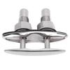 Pull Up Marine Cleat, 5" Highly Polished Stainless Steel Boat Cleat, Retractable Dock Cleat,