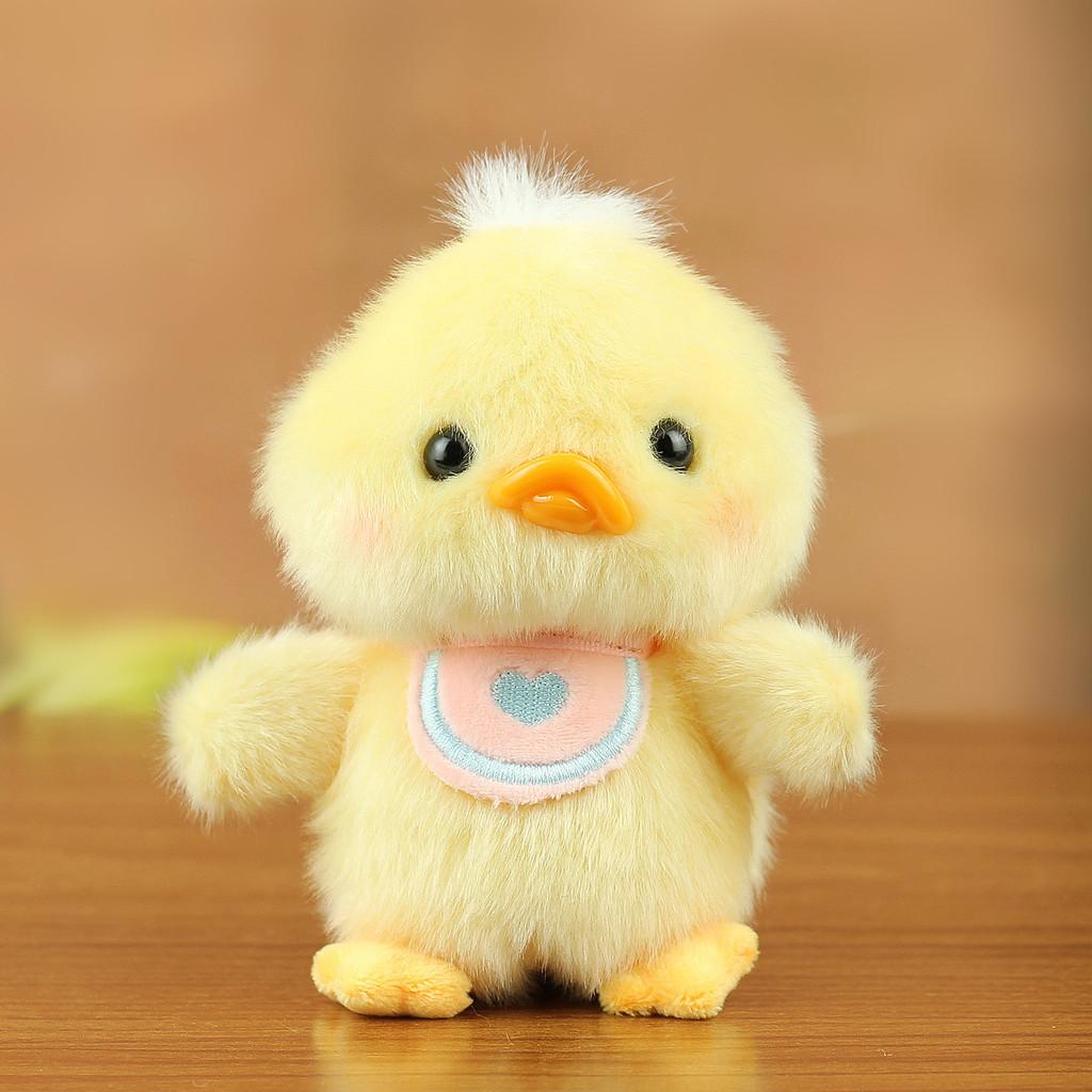 Plush Duck Keychain With Pp Cotton Filling For Gifts And Bag Decor