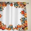 Thanksgiving Pumpaoljemålning Gardiner för Sovrum Vardagsrum Fönstergardiner Behandlingar Persienner Kök Heminredning Draperier