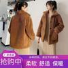 Winter New Imitation Lamb Fur Coat Women's High-necked Granular Sheep Shearing Short Coat Thickened