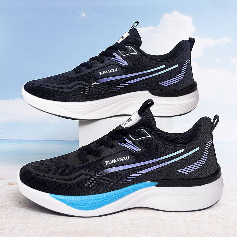 Super soft and thick running shoes, new genuine shock absorption training, running breathable sports shoes, physical test racing