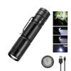 KDULIT Powerful LED Flashlight USB Rechargeable Built-in Battery Light  Waterproof Emergency Light Aluminum Alloy Tactical Torch