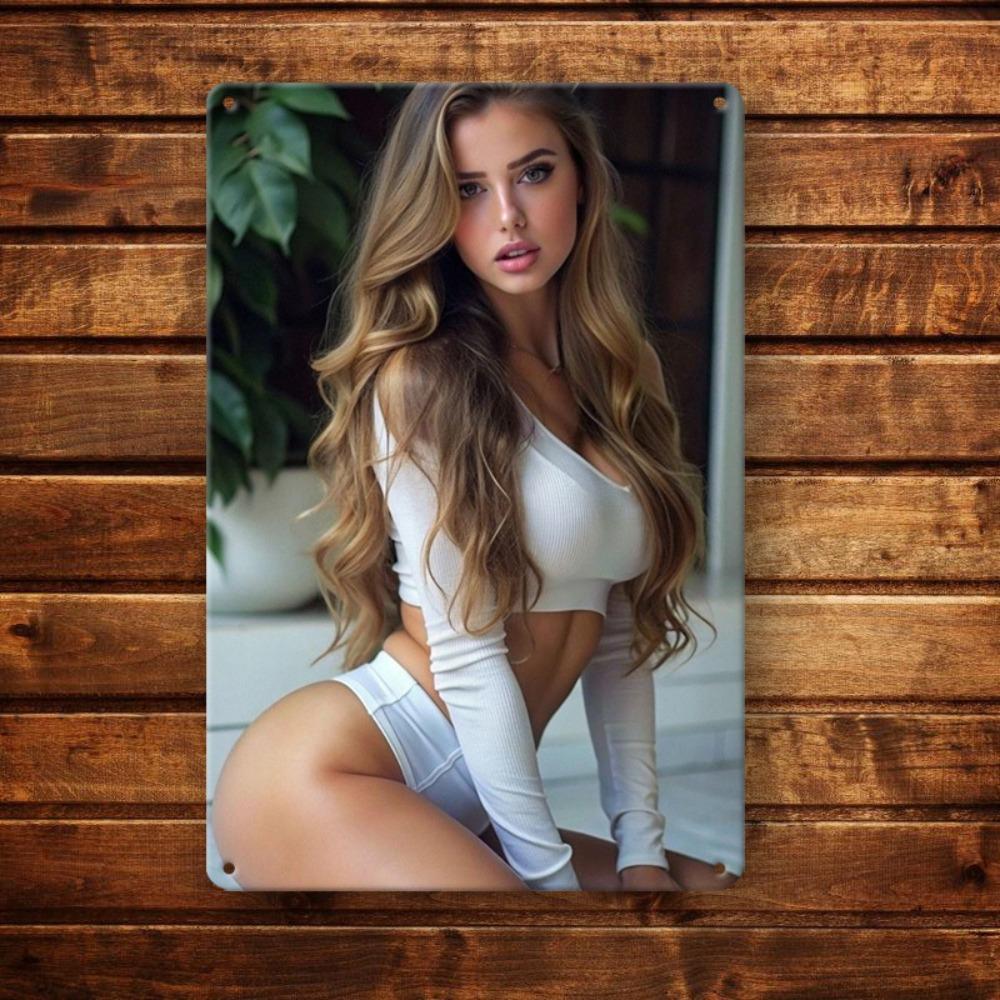 

D PC Vintage Iron Wall Sign x Inch Metal Tin Poster for Home Bar Garage Cafe Decoration 20x30cm（7.8x11.8inch）