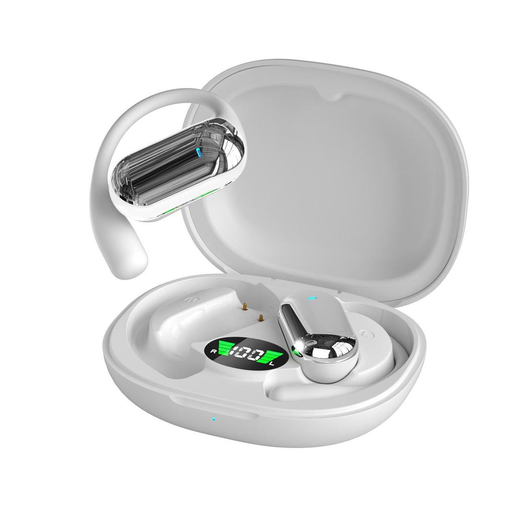 Fone de ouvido esportivo Bluetooth Q16Pro pendurado na orelha com codificação jato de tinta e design indolor