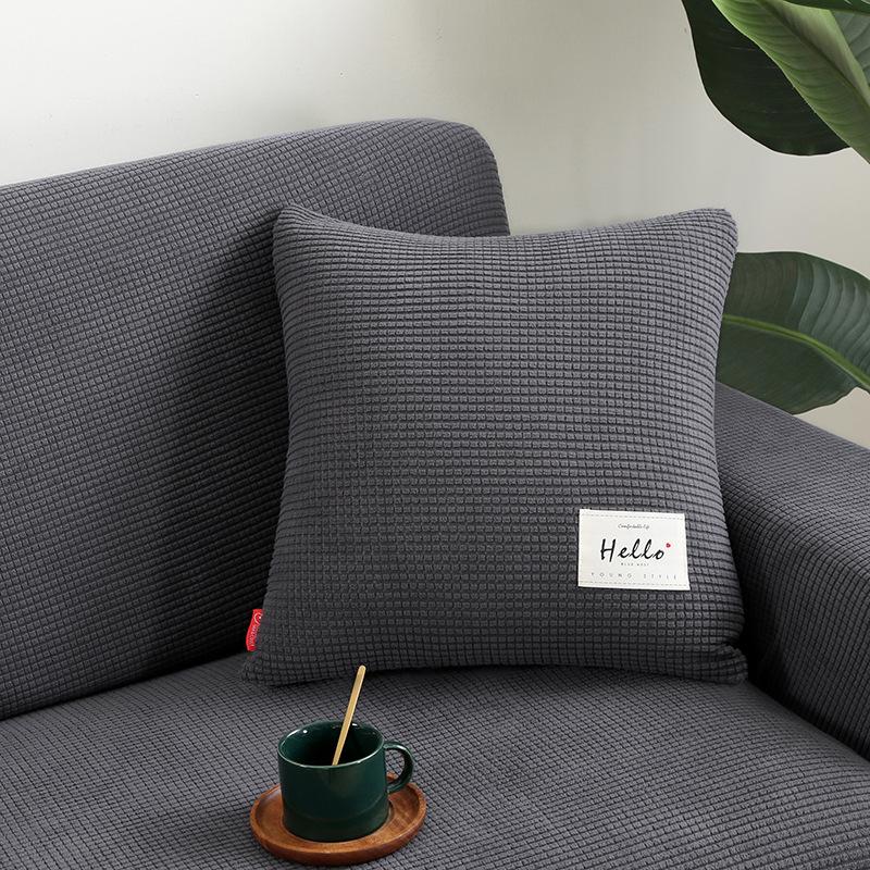 

Однотонный чехол для дивана, простой чехол для дивана, чехол для подушки в том же стиле, одноместное и двойное сочетание четырех сезонов 42*42