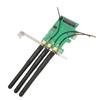 Mini PCIE To PCIE Adapter Card PCIE Network Card Adapter Three Antenna Network Expansion Card for