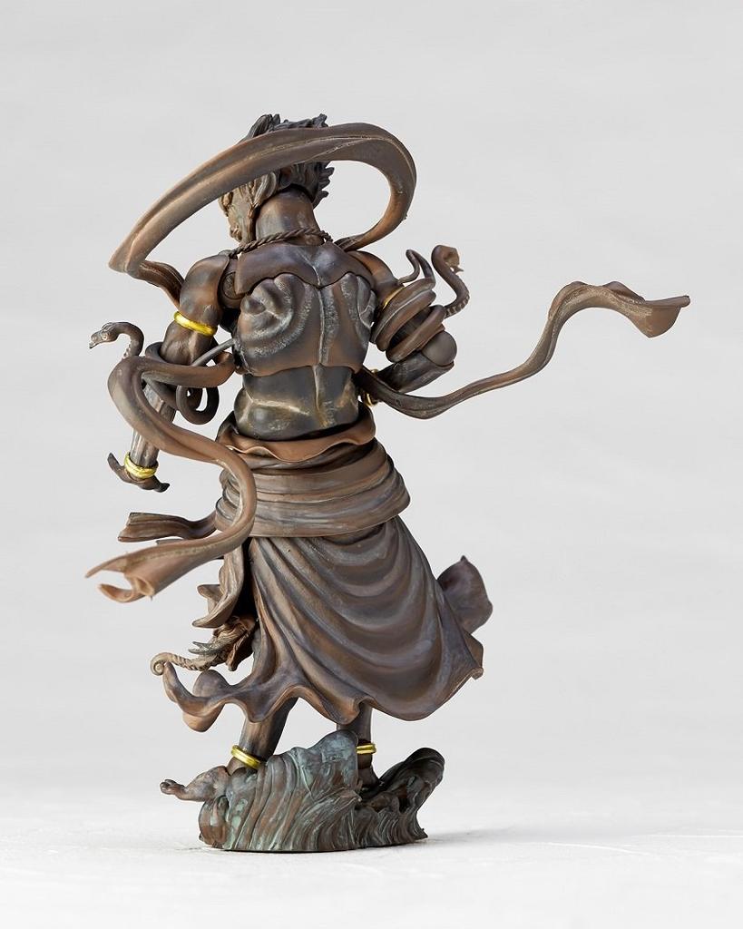 Takeya Style Jizai Okimono General Jinsha Approximately 142mm PVC ABS Painted Movable Figure (Wood Carving) - - Tall, &