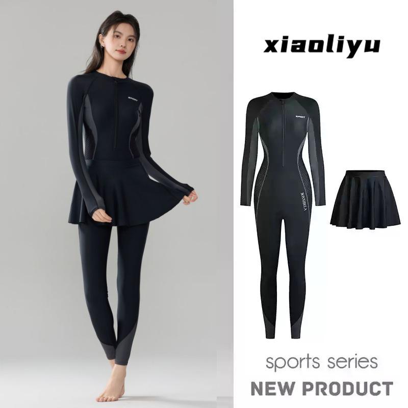 Women's Long Sleeve Full-Body Quick-Dry Sun Protection Diving & Surfing Suit