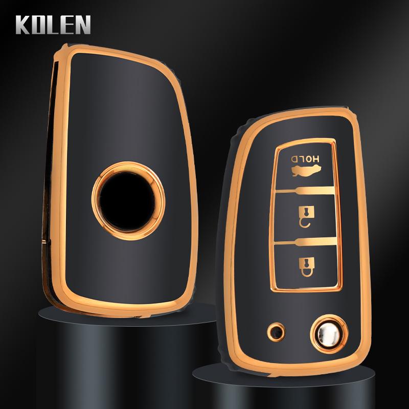 Tpu Car Flip Key Cover Case Shell Fob For Nissan X-Trail Qashqai J11 Juke Murano Micra Tiida Maxima Altima Kicks Quest Geniss