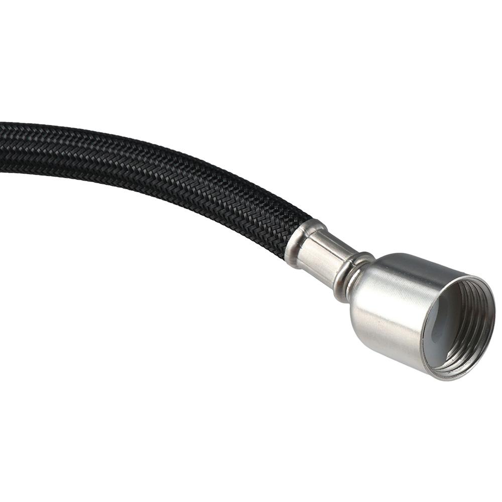 Black Water Pipe Fittings Hose Adapter Extender Safe Flexible Conduit  Kitchen