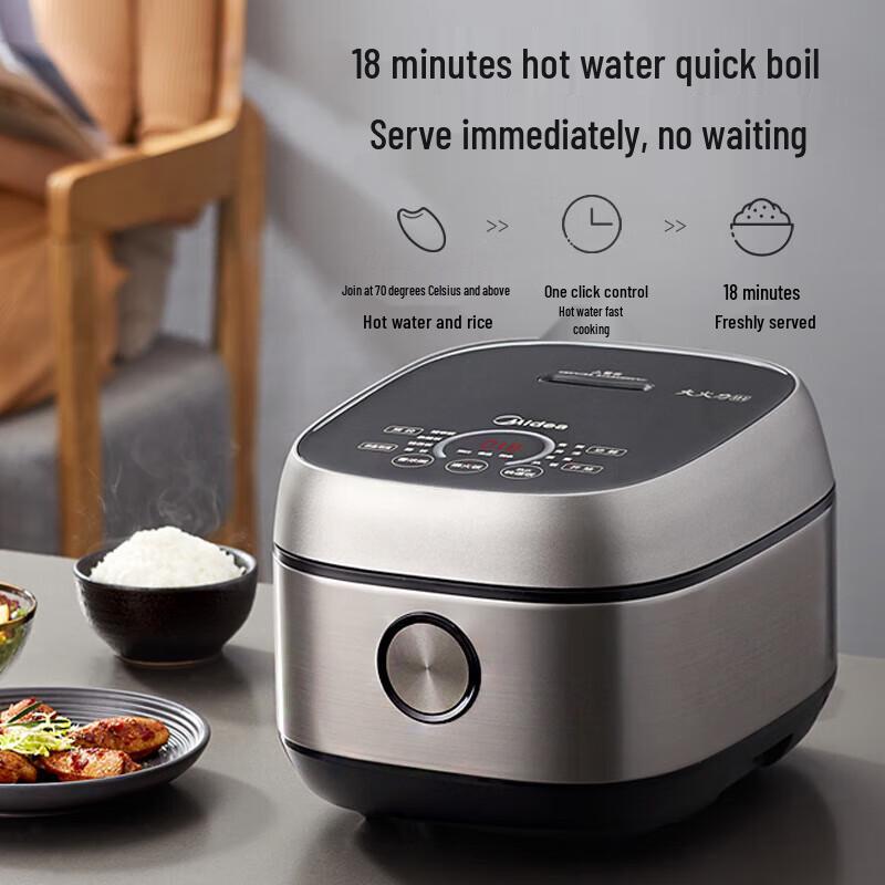 Midea Slim V Series IH Rice Cooker 4L CN plug (adapter included)