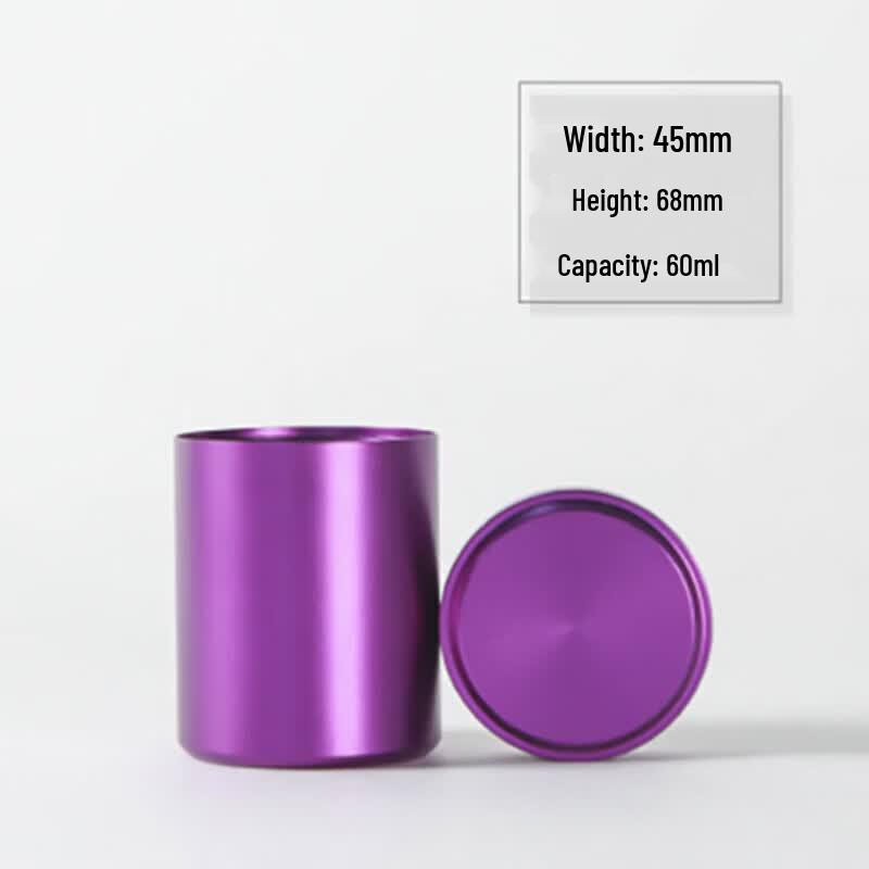 Qiewei Pure Aluminum Alloy Portable Tea Caddy
