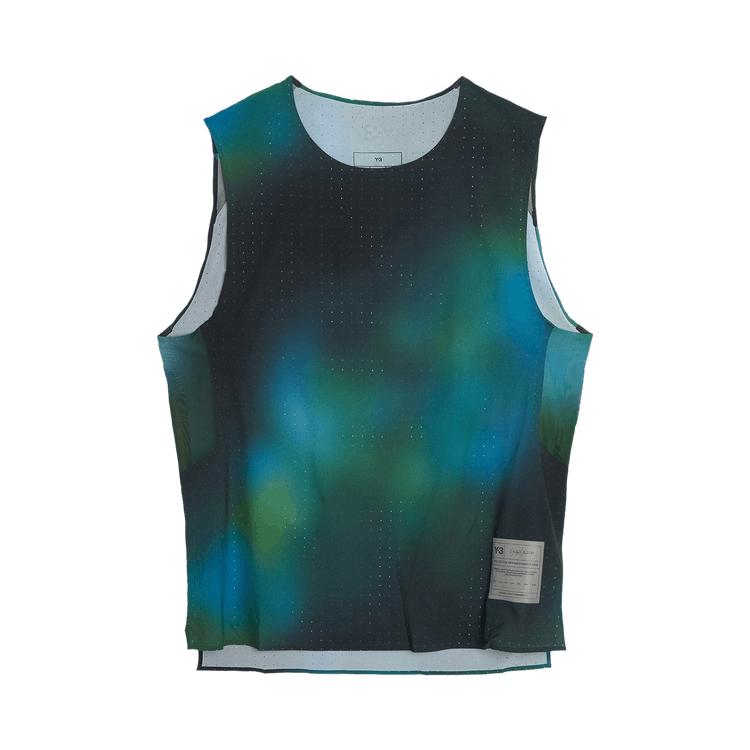 

Y-3 All Over Print Run Tank Multicolor Men Tops Multi-Color JM3338 M
