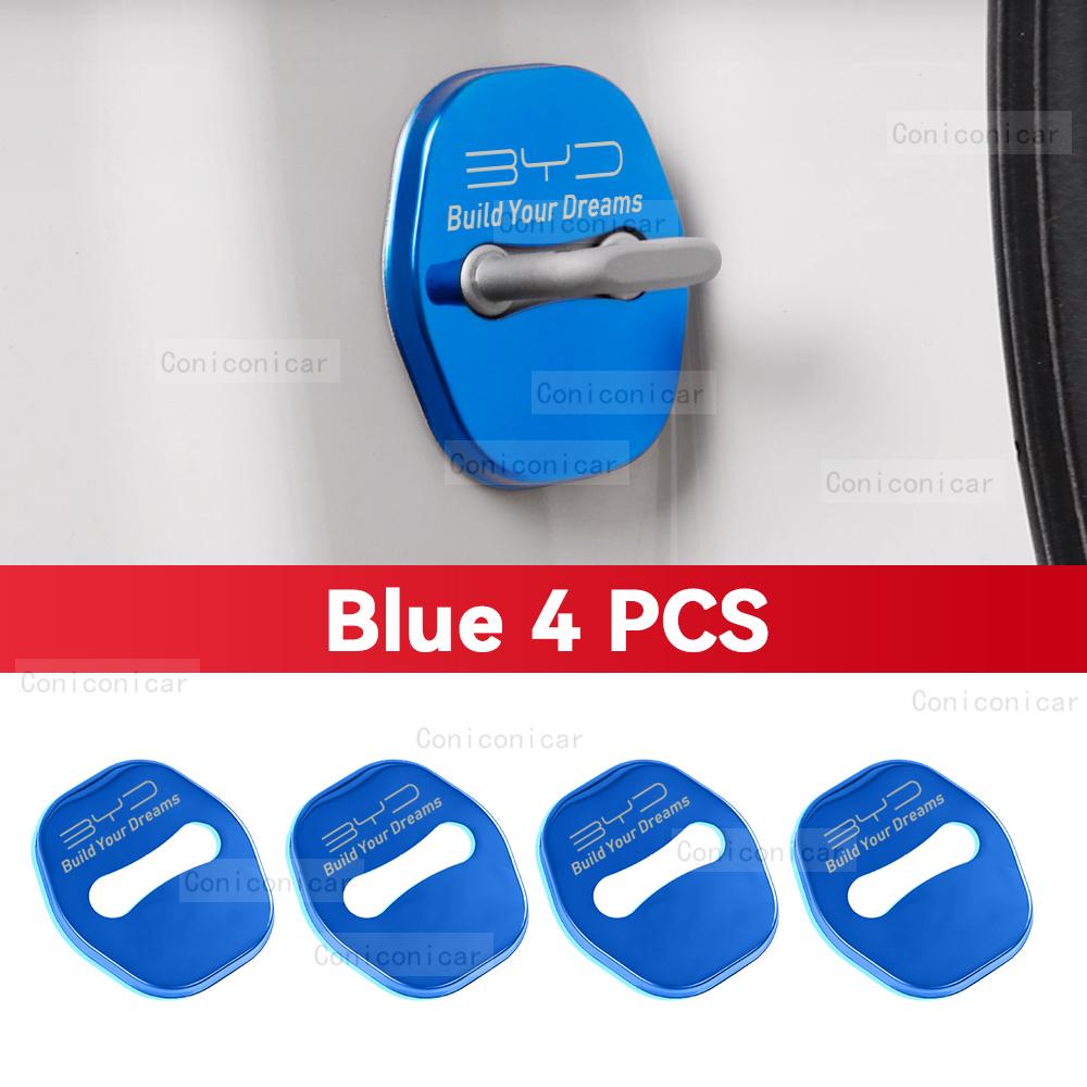 For BYD SEAL EV Electric 2022-2025 Car Door Lock Protection Cover Anti rust Stainless Steel Auto interior Decoration Accessories