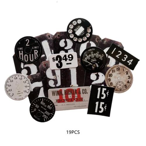 Vintage Material Paper Wooden Door Thick Card Handmade DIY Scrapbooking Junk Journal Bottom Collage Album Decoration