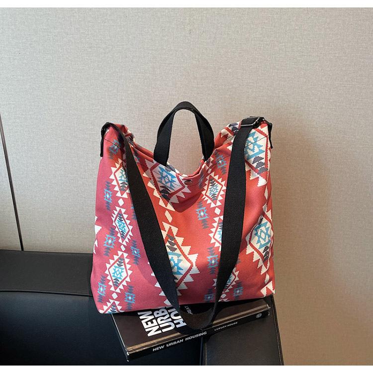 New canvas bag large capacity women's bag handbag tote large bag literature and art student bag shopping bag