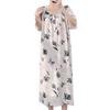 Pajamas Women's 1011 New Spring and Summer Cotton Silk Short-sleeved Medium and Long Pajamas Autumn Confinement Internet Celebrity Loungewear