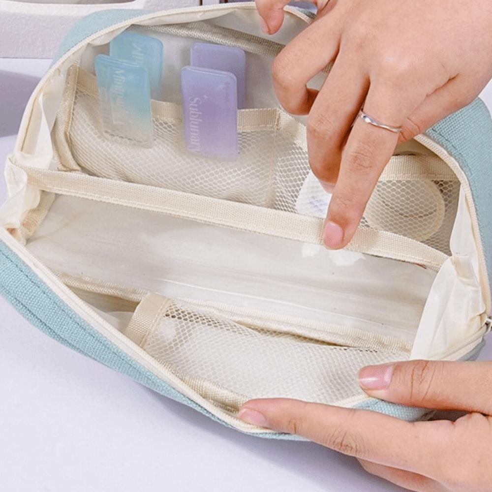 Desktop Organizer Pencil Bag Large Capacity Storage Bag Simple Stationery Bag  Student