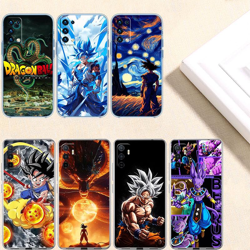 Anime Dragon Ball Transparent Phone Case for Motorola Moto E22I E22S E22 E32 E40 E7 E7I G Plus Power Play Stylus G22 G14