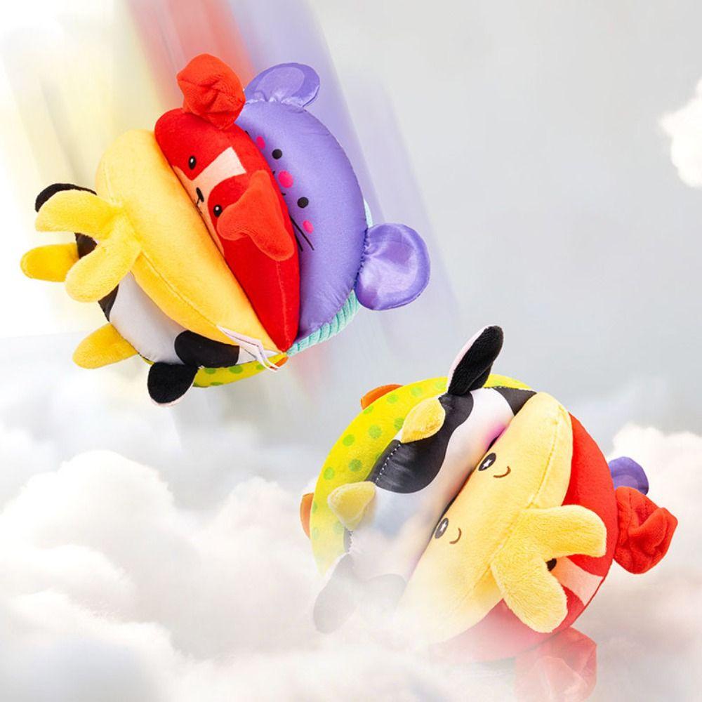 Plush Baby Hand Grasp Ball Montessori Baby Cloth Balls  Kids Children