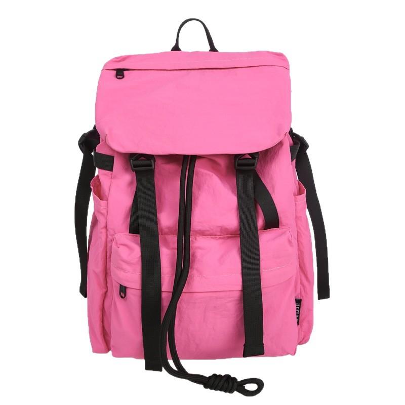 New Functional Backpack Large Capacity Outdoor Mountain Climbing Travel  Male Niche Japanese College Student Black Backbag, Backpack