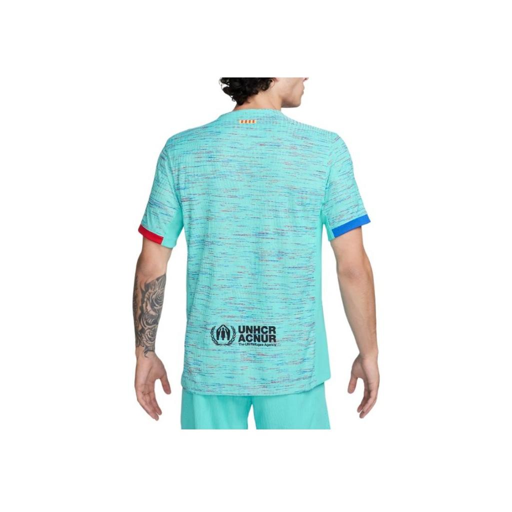 Nike FC Barcelona 2023/24 Match Third Logo Crew Neck T-Shirt Men Tops Blue DX9756-487