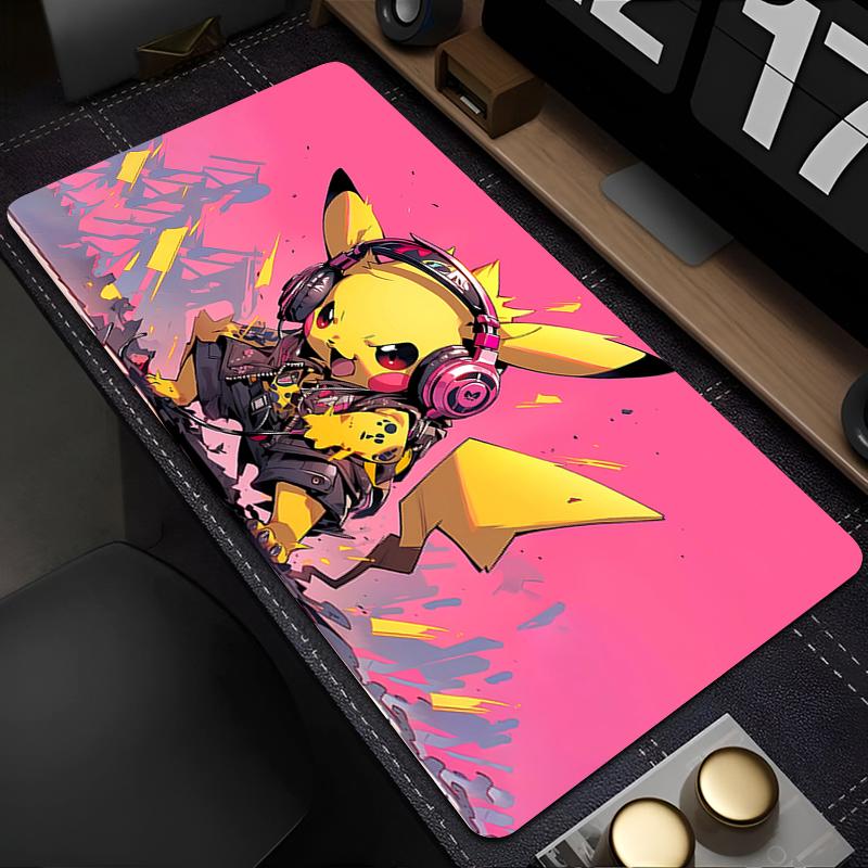 Mouse Pad Pokemon Pikachu xcm xxl speed For esports players Office Laptop Computer Keyboard Pad Non Slip Desk Mat Mousepad