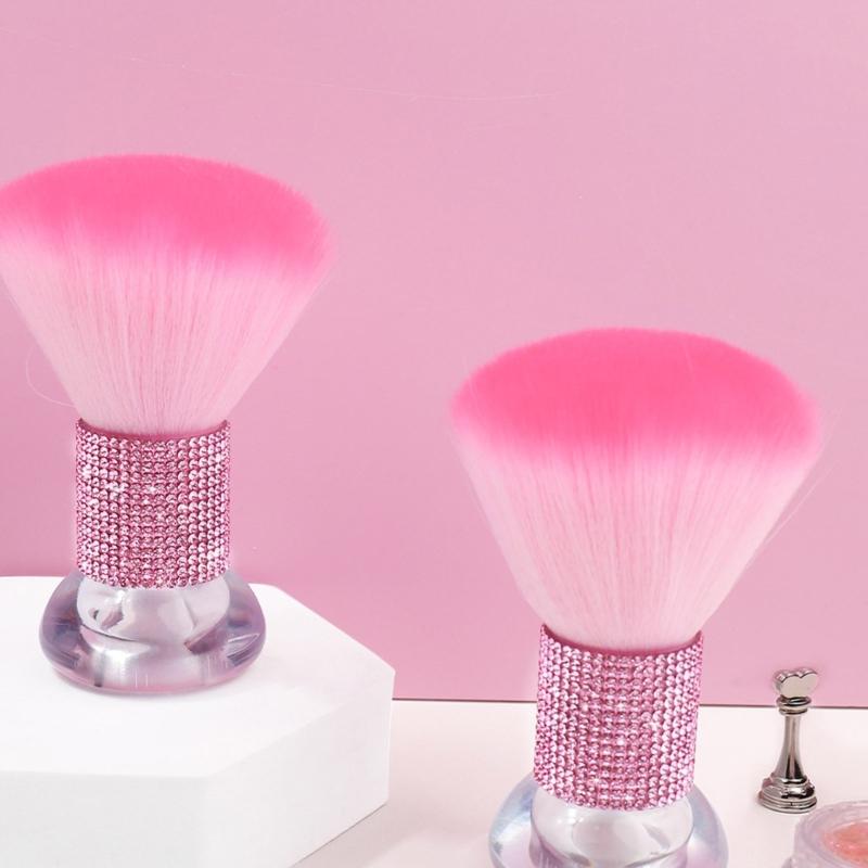 Multifunktionale Nageldust-Reinigungspinsel mit weichen Borsten, Puderpinsel für professionelle und Heimmaniküre