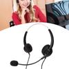 Call Center Headset 3.5mm Plug Wired Computer Headphone with Noise Canceling Mic for Telephone Lapto