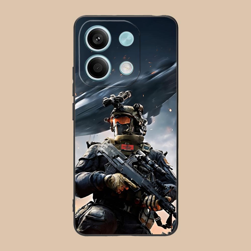 Game Delta Force Matte TPU Mobile Phone Case for POCO F8 F7 F6 F5 F4 F3 F2 Pro GT C75 C71 C65 C61 C40 Pro Ultra Colorful Cover