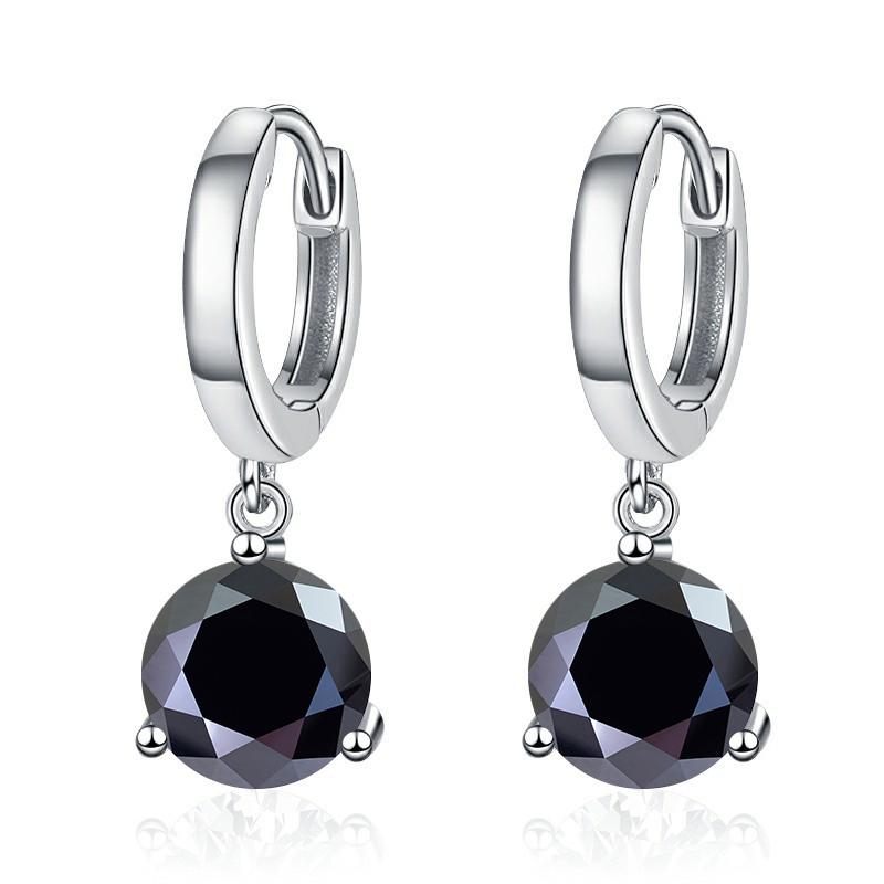 1ct/ 2ct/4ct Moissanite Diamond Earrings S925 Sliver Orginal Drop Earring Wedding Bride Jewelry with for Women