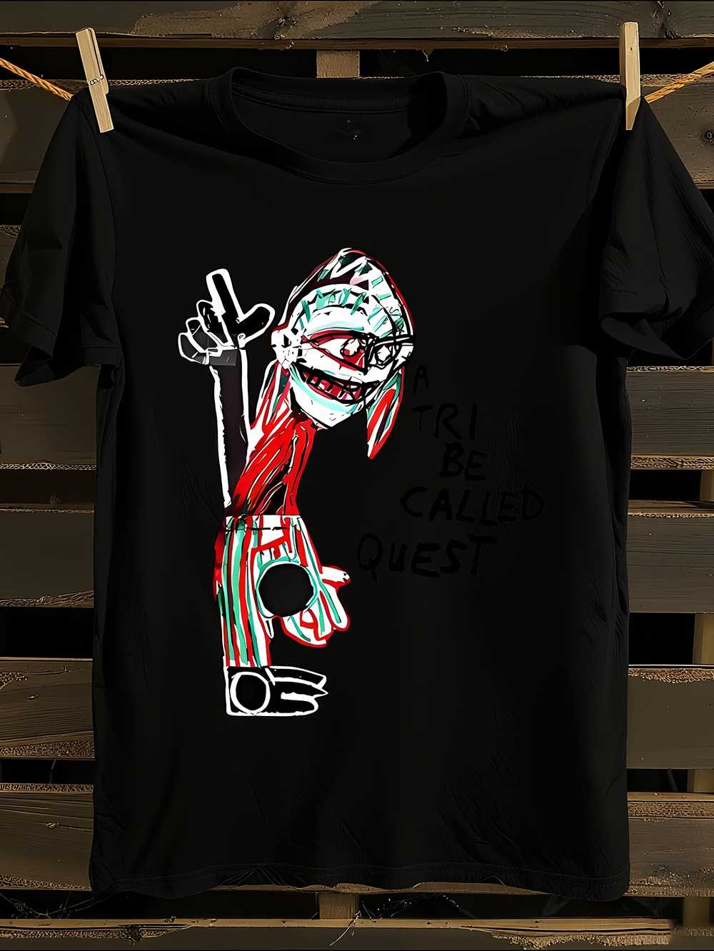 

A Tribe Called Quest ATCQ Iconic Logo T-Shirt Mens Tshirt Womens Tshirts with Letters Print Short Sleeves T-Shirt Casual Street Tee Shirt Top S